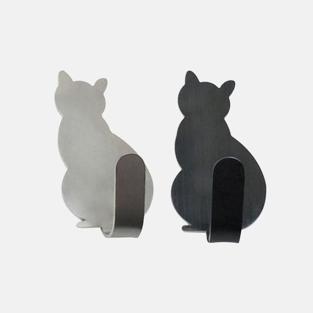 Cat Pattern Self Adhesive Hooks