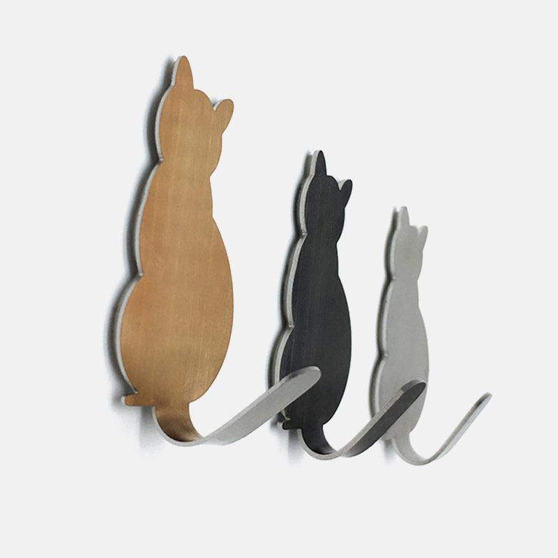 Cat Pattern Self Adhesive Hooks