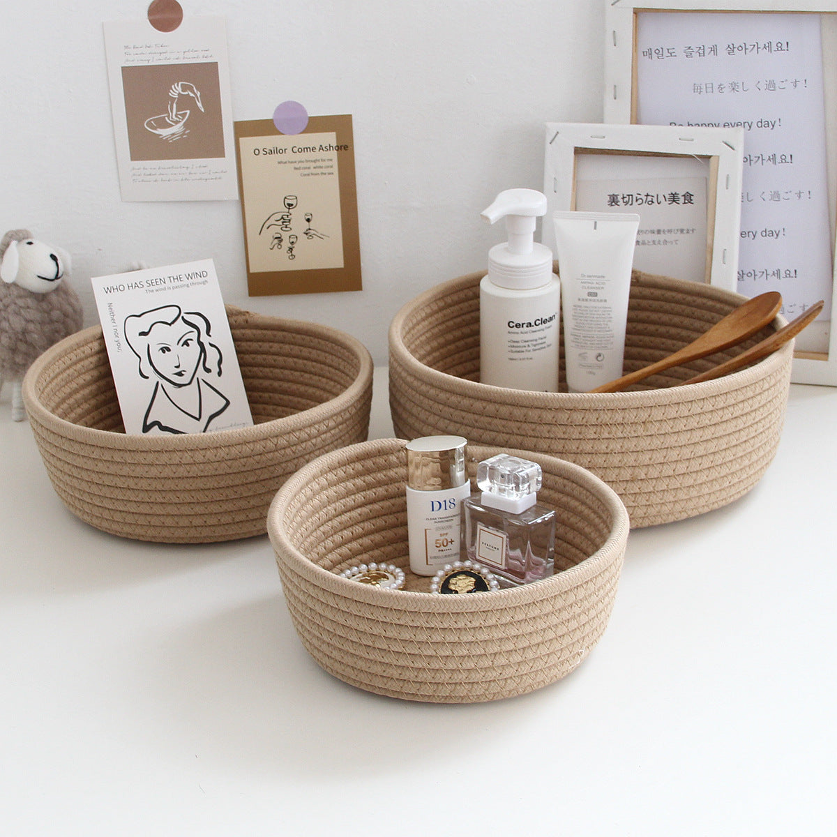 Nordic Handmade Woven Storage Basket