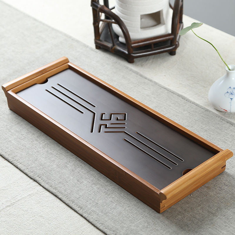 Black Tabletop Chinese Kung Fu Tea Serving