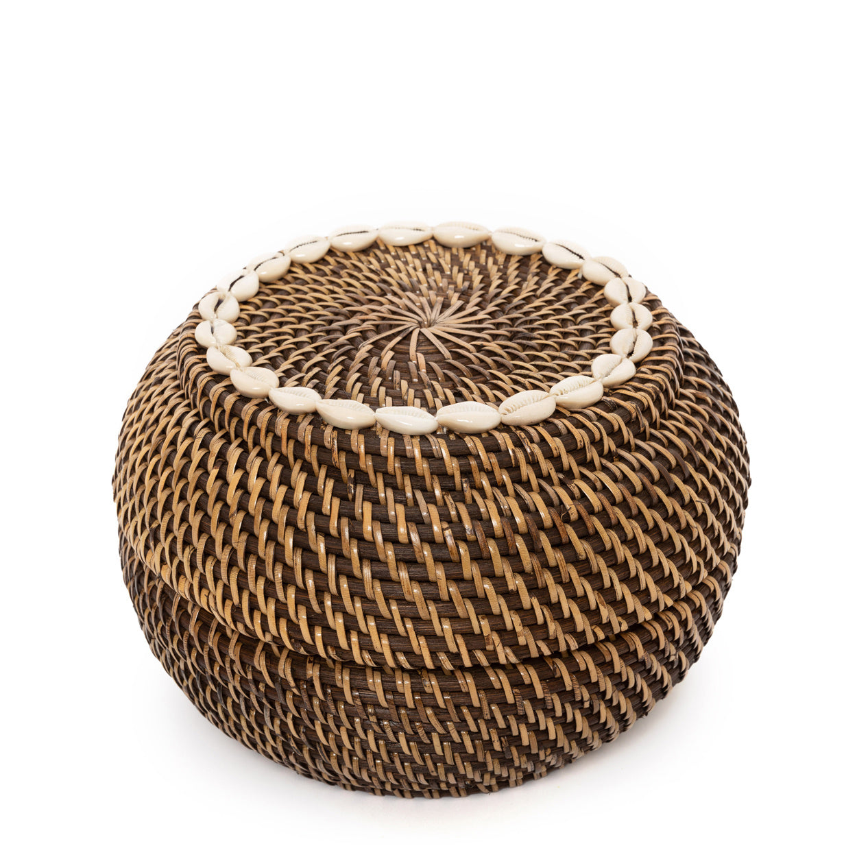 THE COLONIAL PEEK-A-BOO Basket Natural Brown Medium