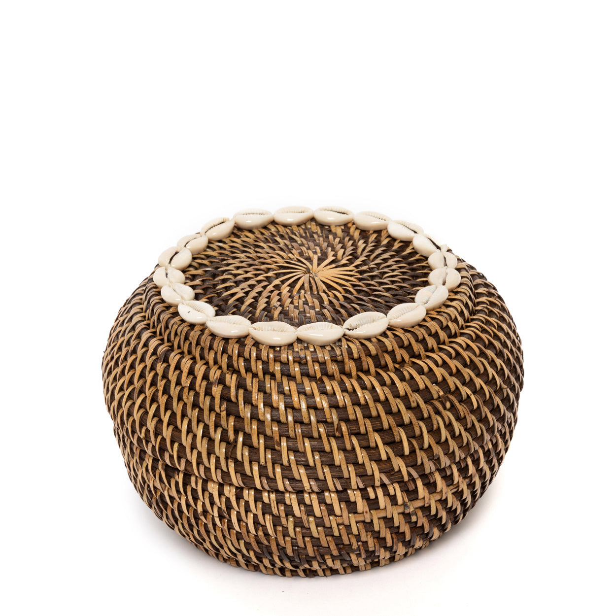 THE COLONIAL PEEK-A-BOO Basket Natural Brown Small