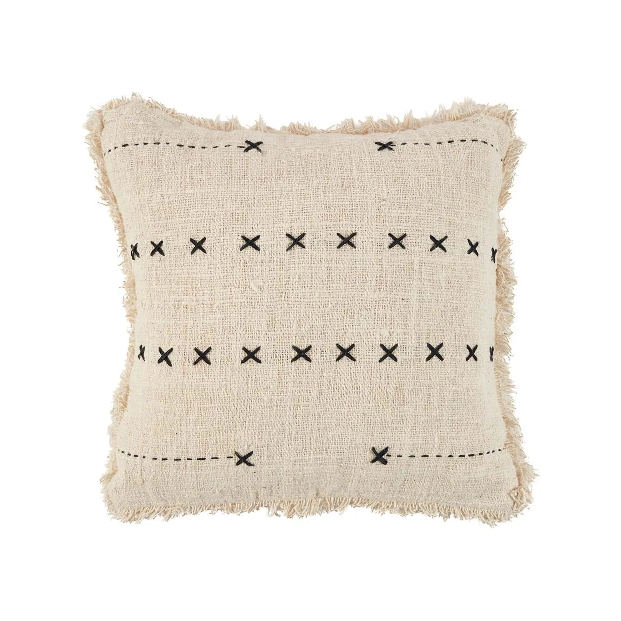 THE FRENCH KISS Cushion Cover - Natural Black