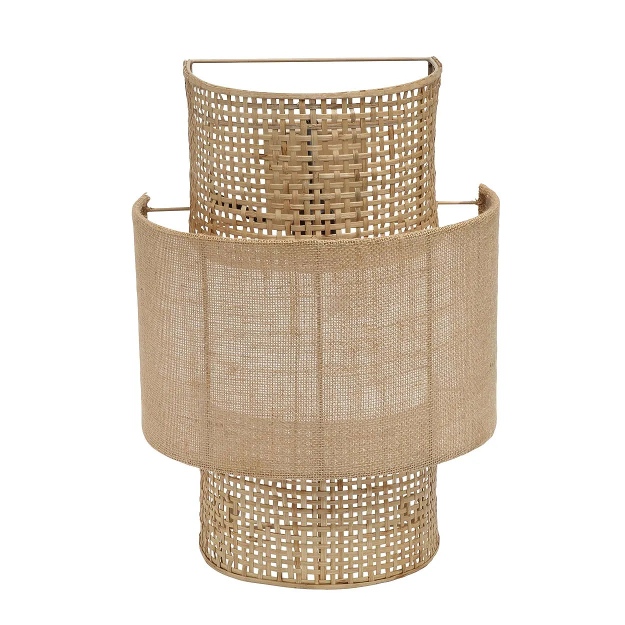 The BOLLY JUTE Wall Lamp - Natural