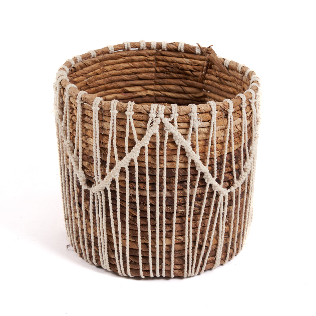 THE MACRA-MAZING Basket - Natural White Large