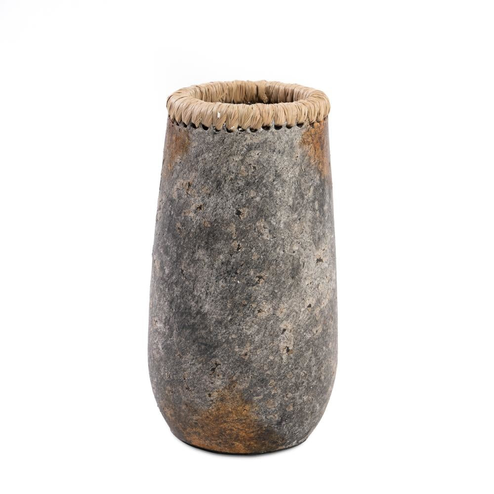THE SNEAKY Vase antique grey medium