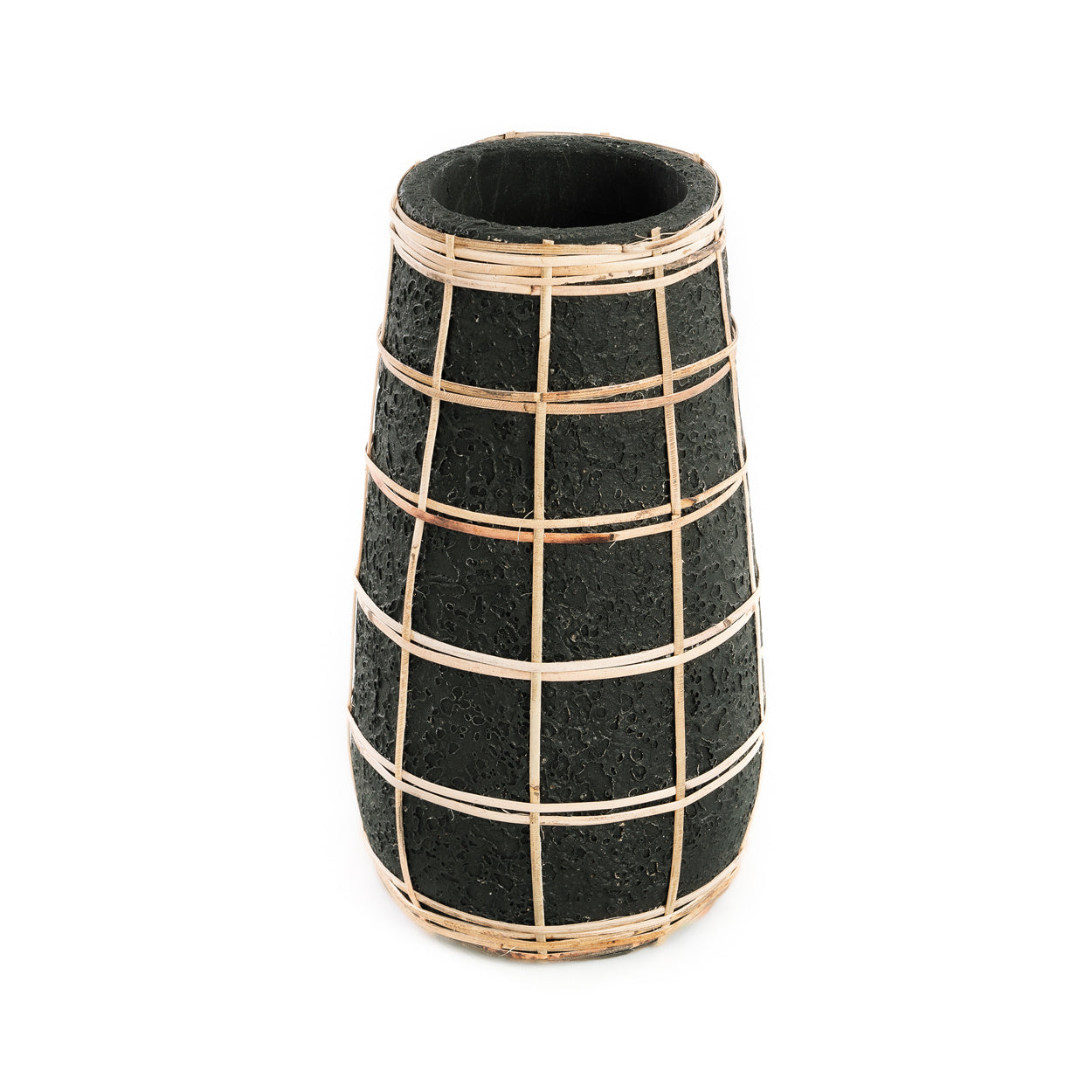 THE CUTIE Vase Black Natural M