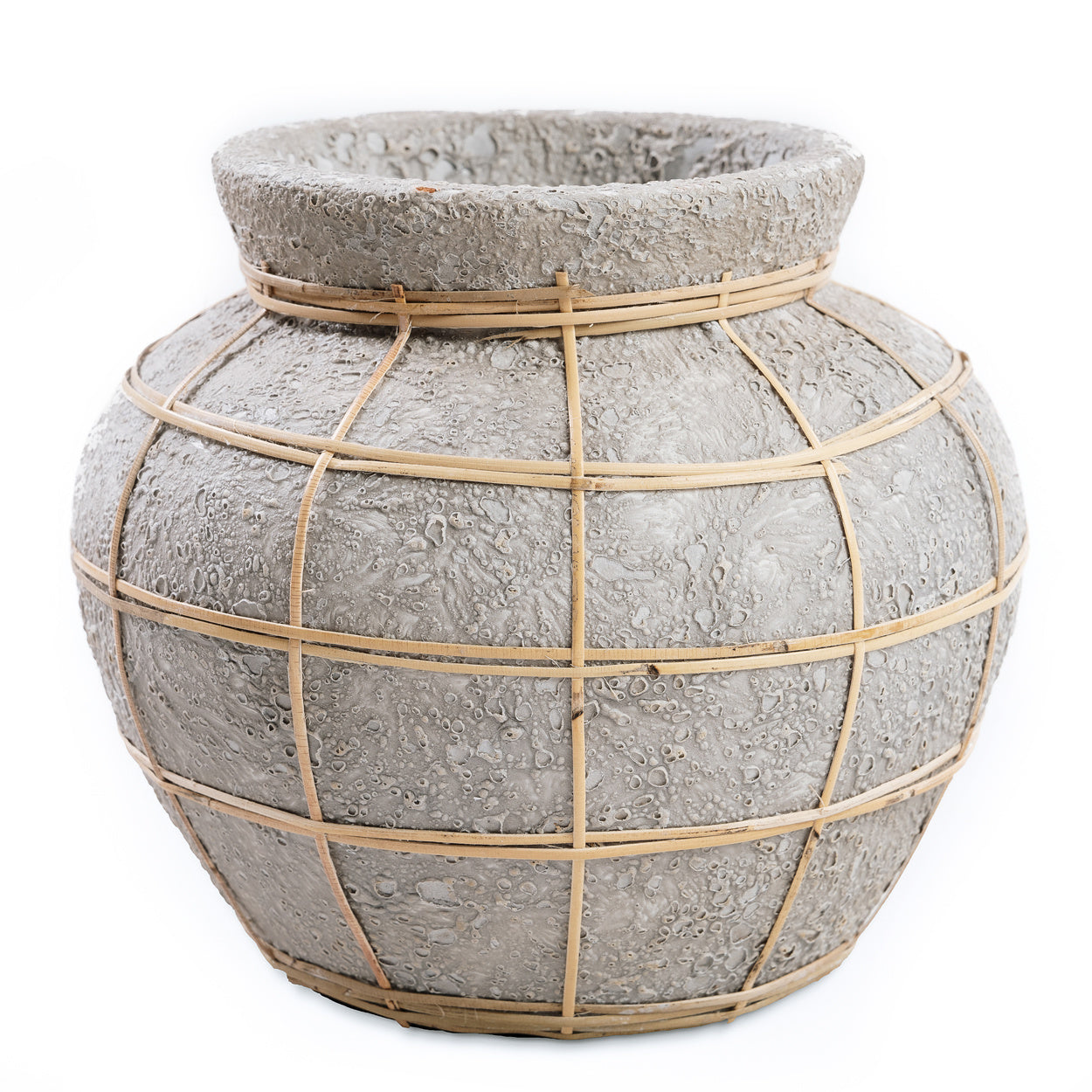 THE BELLY Vase - Concrete Natural M