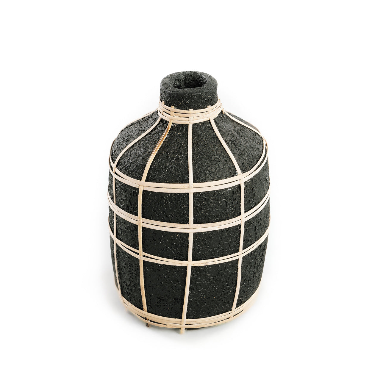 THE WHOOPY Vase - Black Natural M