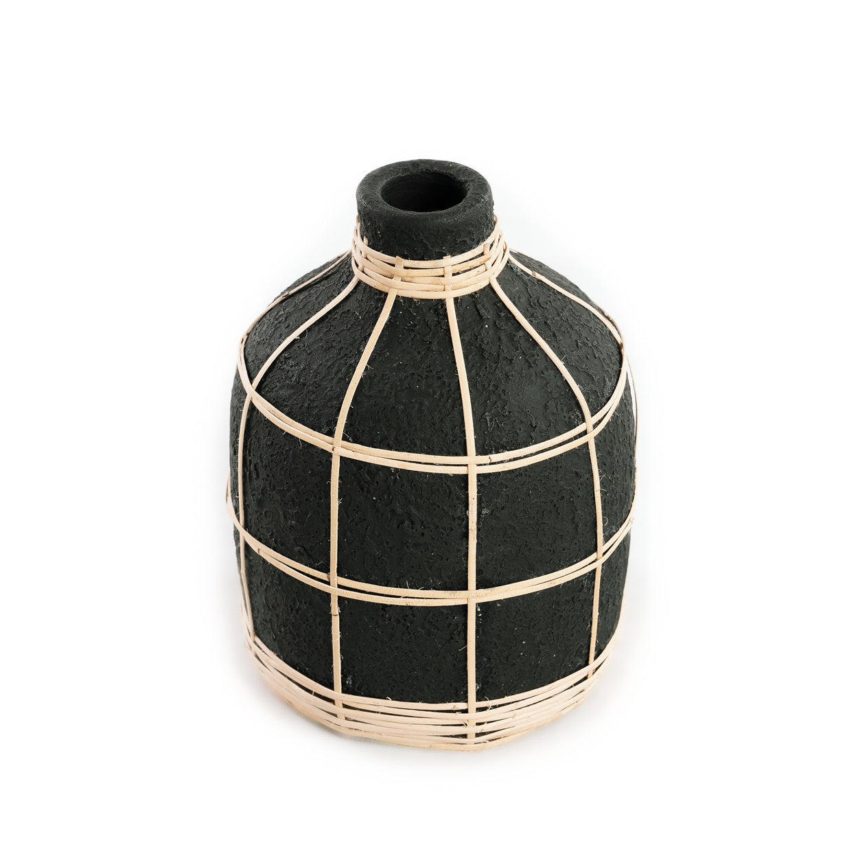THE WHOOPY Vase - Black Natural S