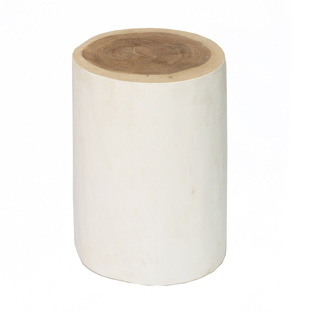 THE TRIBE Stool Natural White
