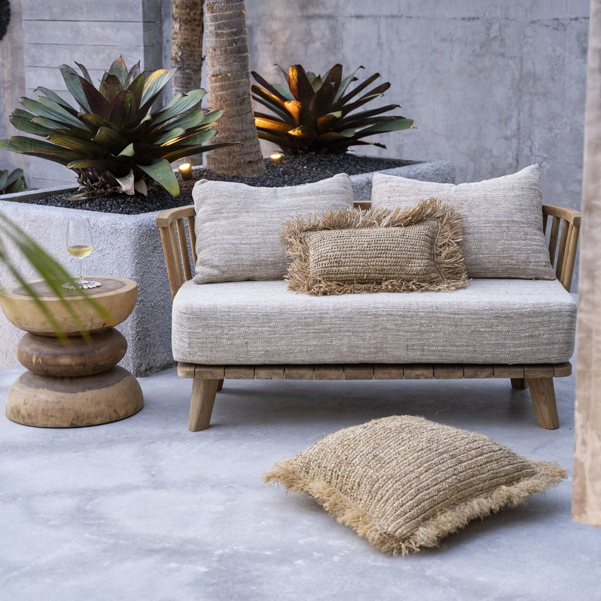The Malawi Two Seater - Natural Beige