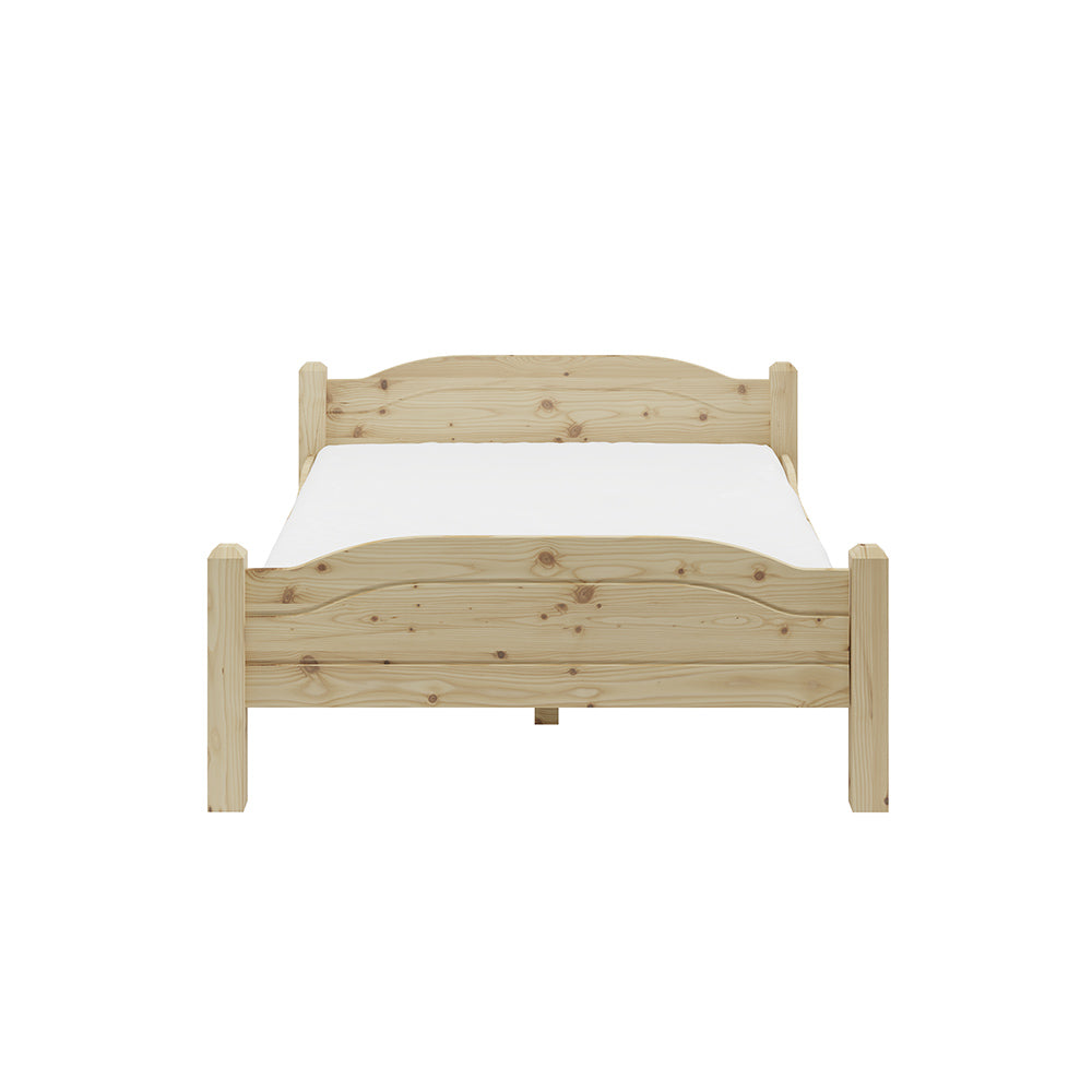 LIVA Wooden Bed Lacquered Pine