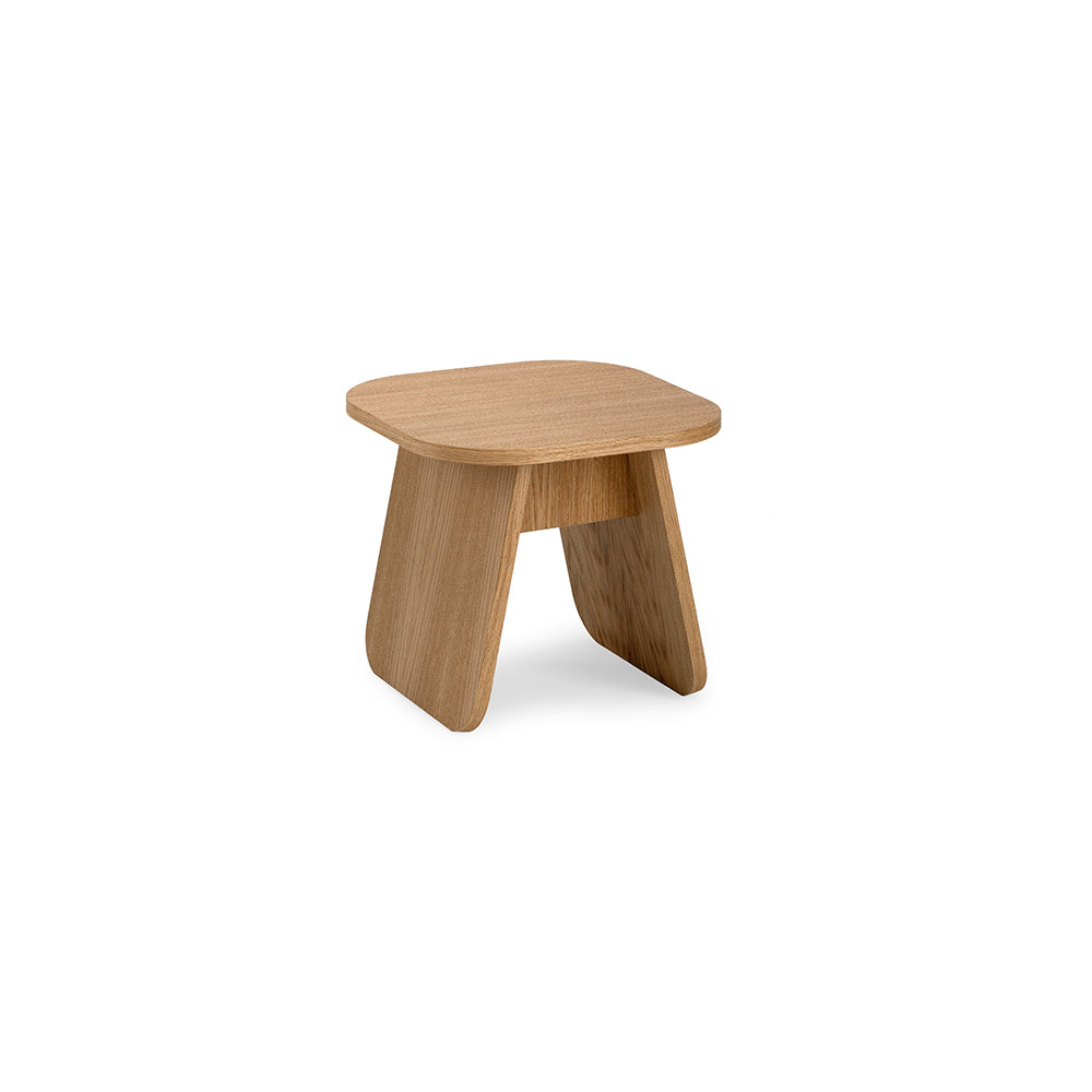 MOMOKO Square Side Table 40 Oiled Oak Veneer