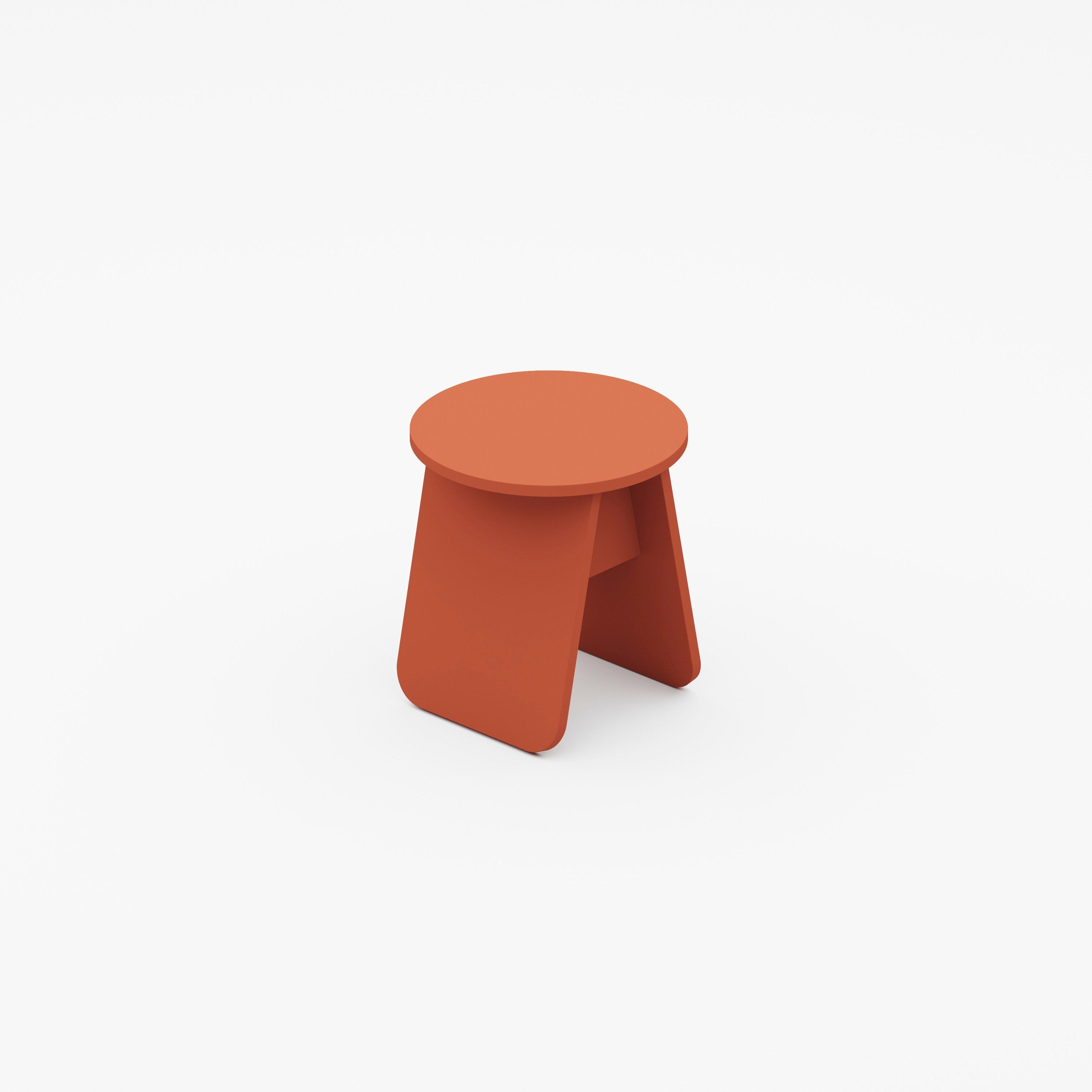 MOMOKO Round Side Table 40 Terracotta Melamine