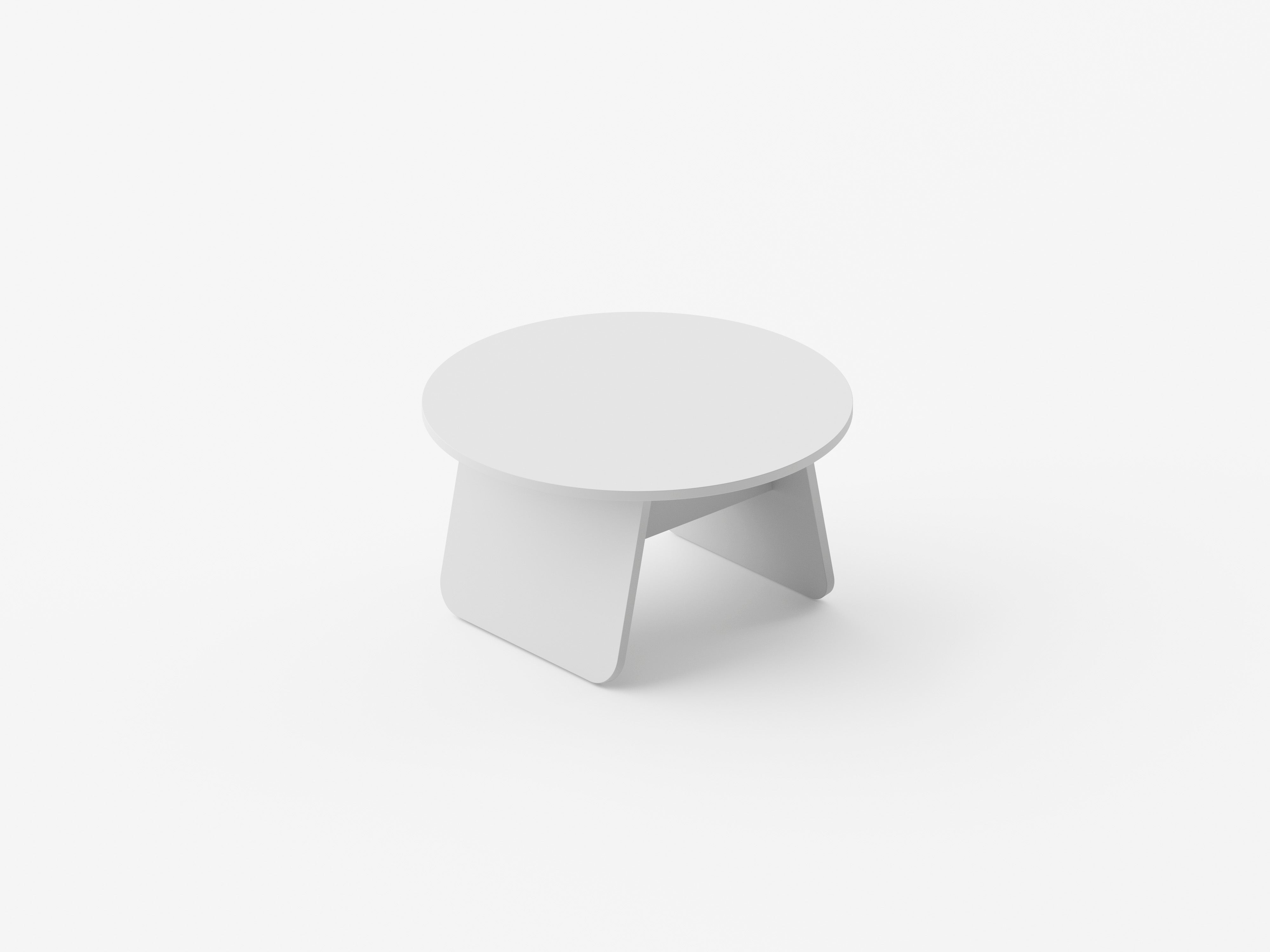 MOMOKO Round Side Table 71 Cashmere Melamine