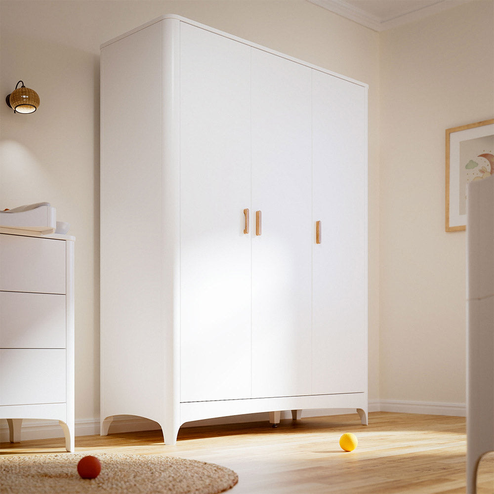 NEREE Wardrobe 3D in a room with a wooden floor