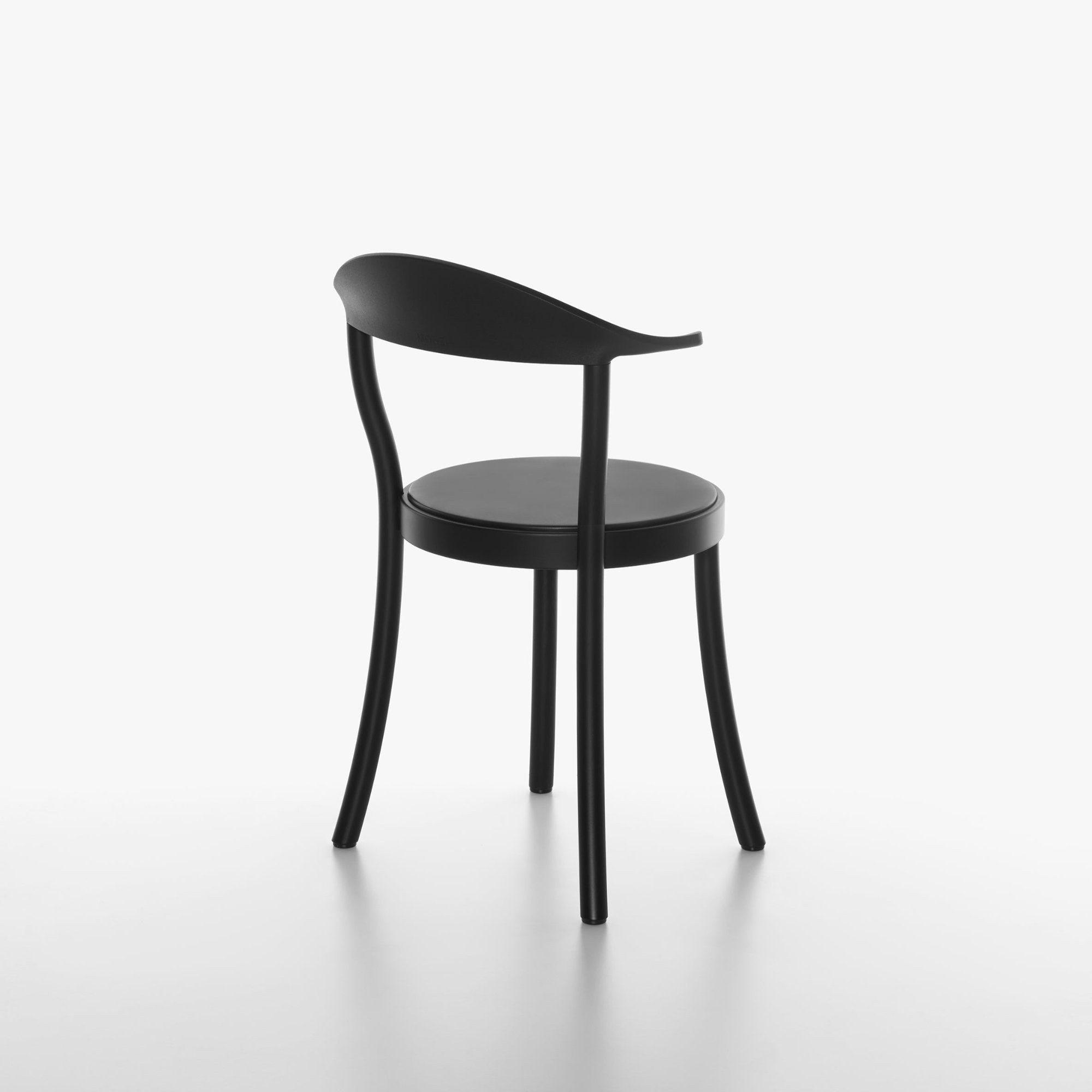 MONZA BISTRO Chair Black Frame Black Backrest