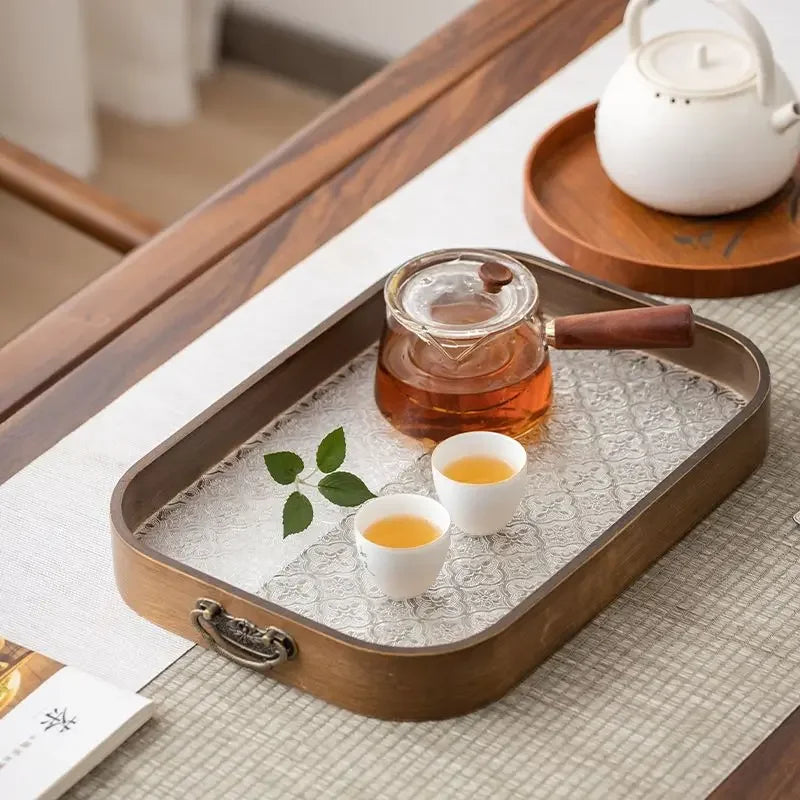 Retro Tea Tray Japanese Style