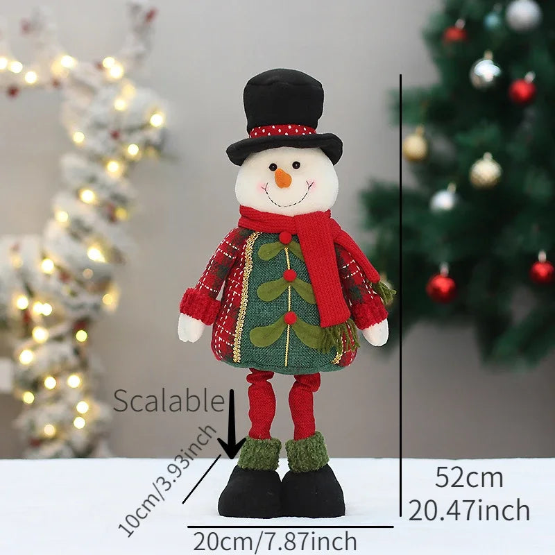 Cute Christmas Doll Santa Claus Doll Christmas Atmosphere Good Things  Christmas Snowman