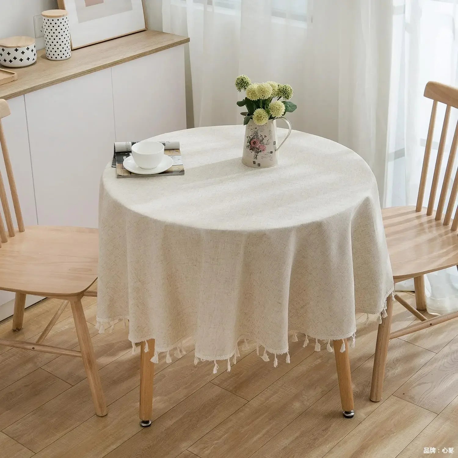 Round Table Linen From Cotton