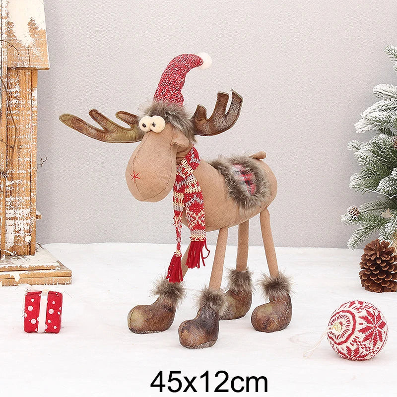 Large Christmas Plush Reindeer Doll