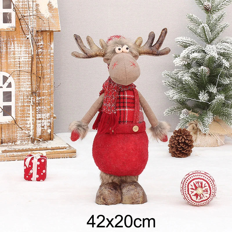 Large Christmas Plush Reindeer Doll