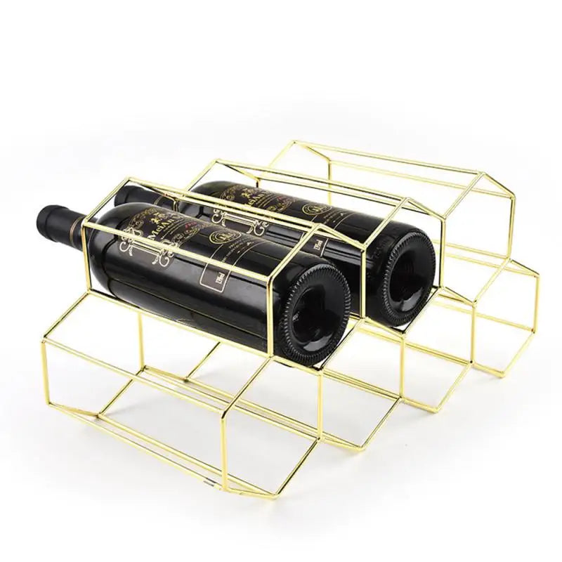 Modern Metal Wine Rack