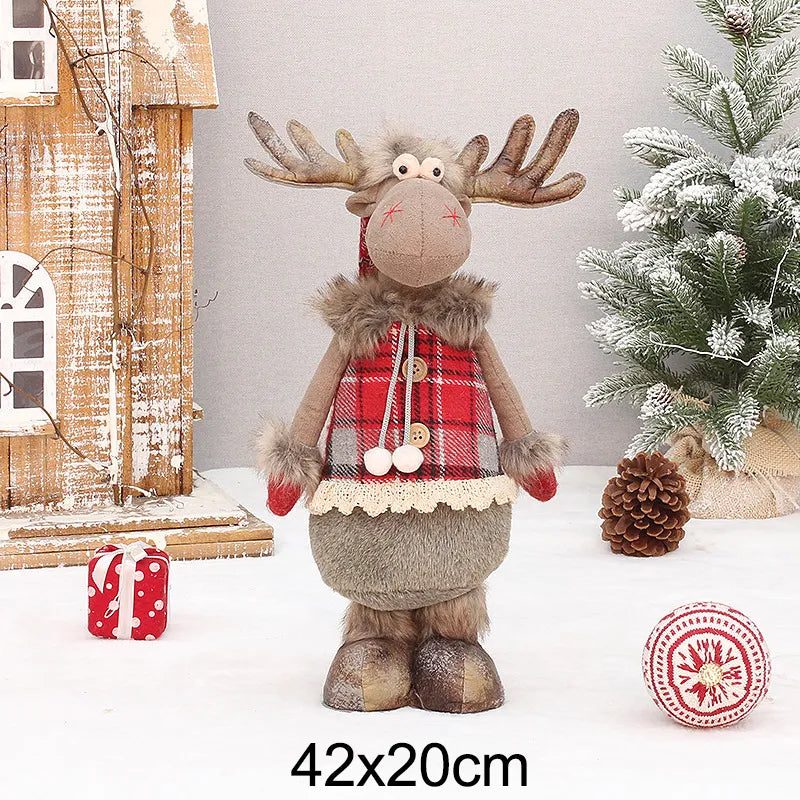 Large Christmas Plush Reindeer Doll