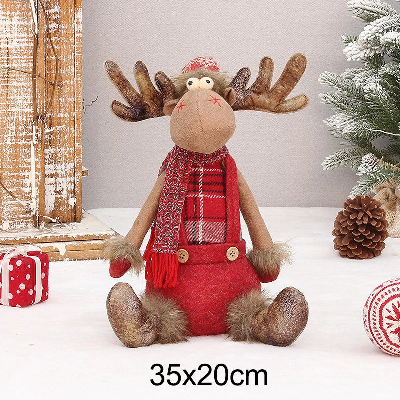 Large Christmas Plush Reindeer Doll