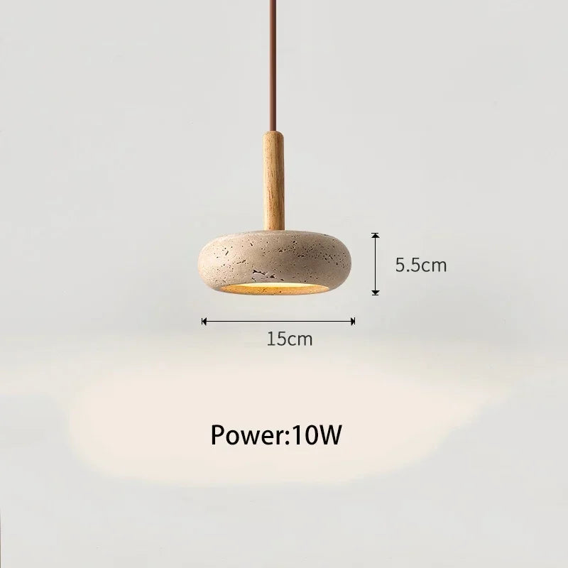 Stone Hanging Pendant Lamp for Living Room Variant A