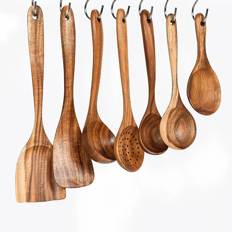 Teak Wood Tableware Spoon