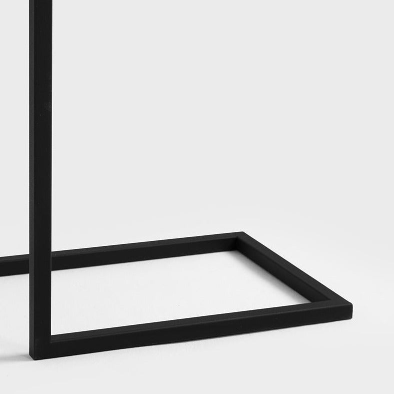 LUPE Side Table 30 Full Black Close View