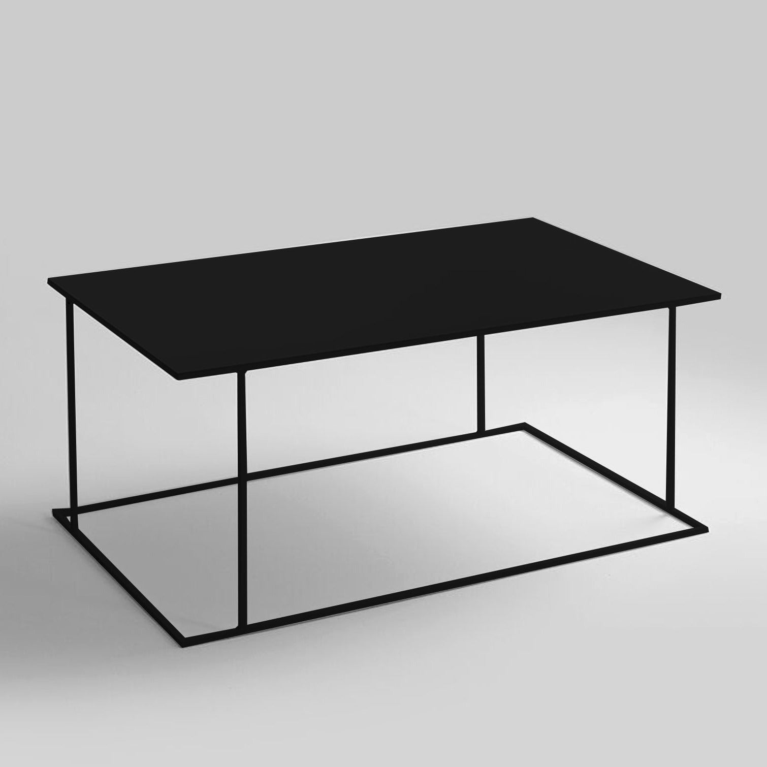 WALT Coffee Table 100x60 Metal Black