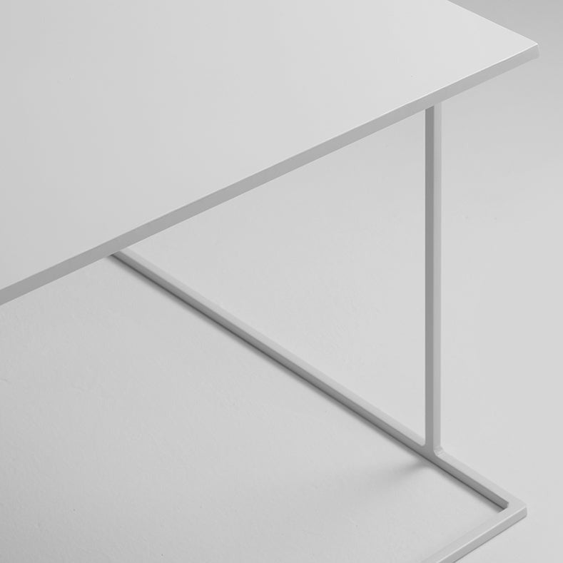 WALT Coffee Table 80 Metal White Close View