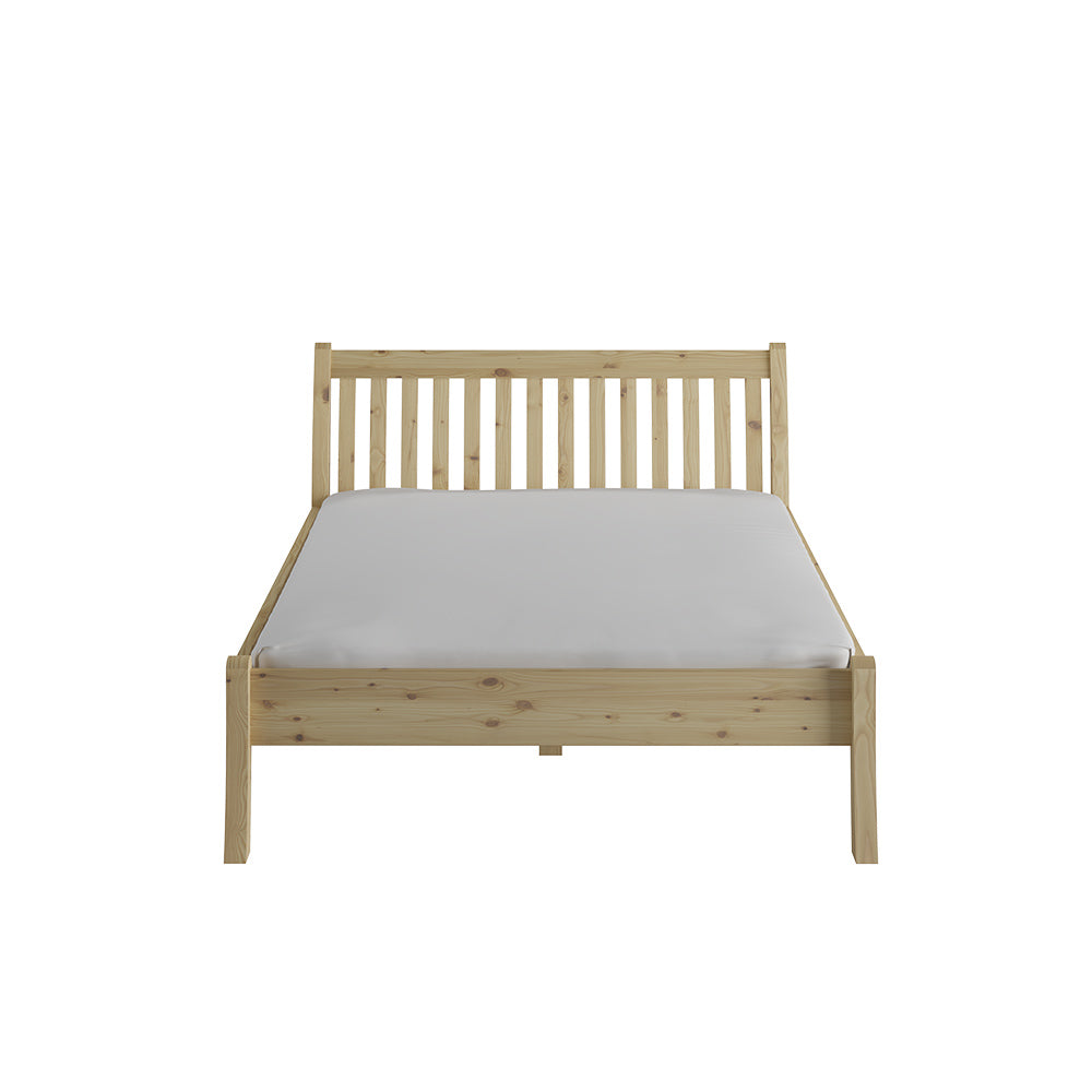 TONJA Double Bed Lacquered Pine