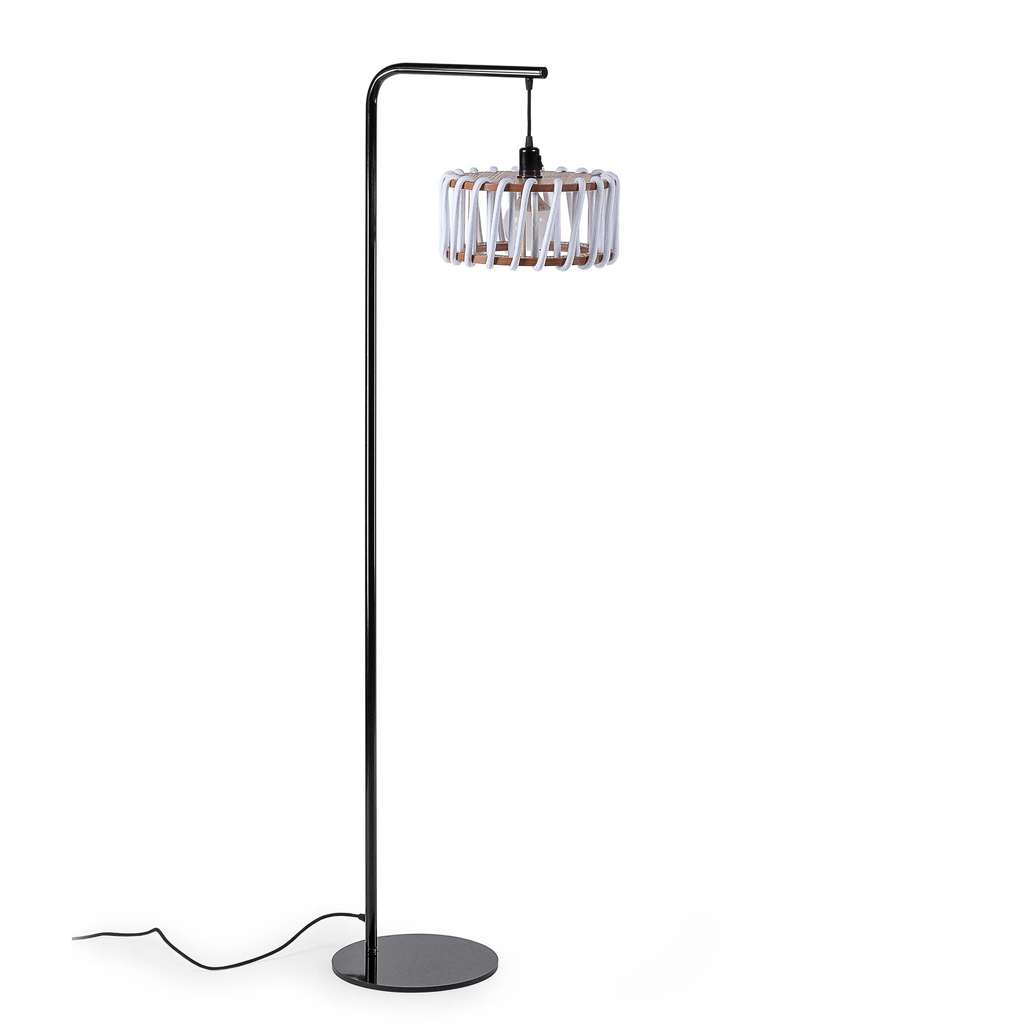 MACARON Floor Lamp Black-White 30 cm
