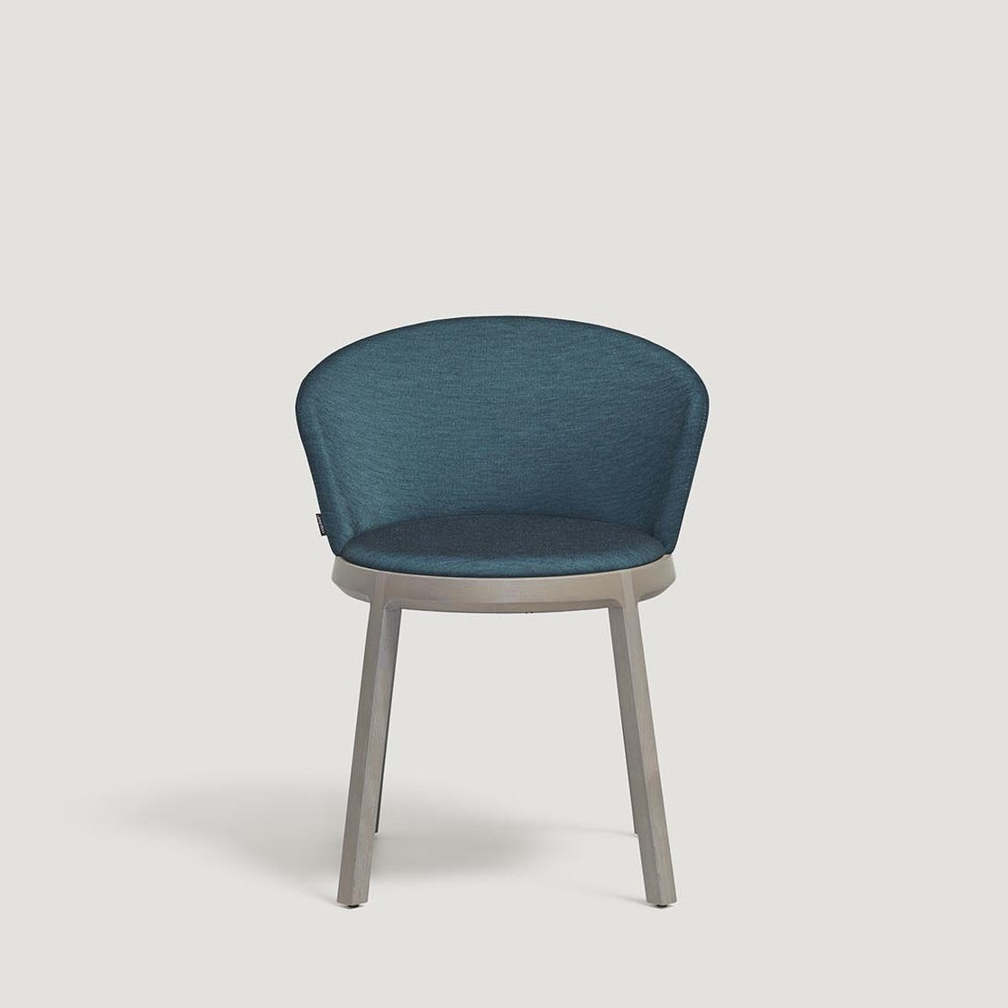 SILLA ARO Chair front view, grey base