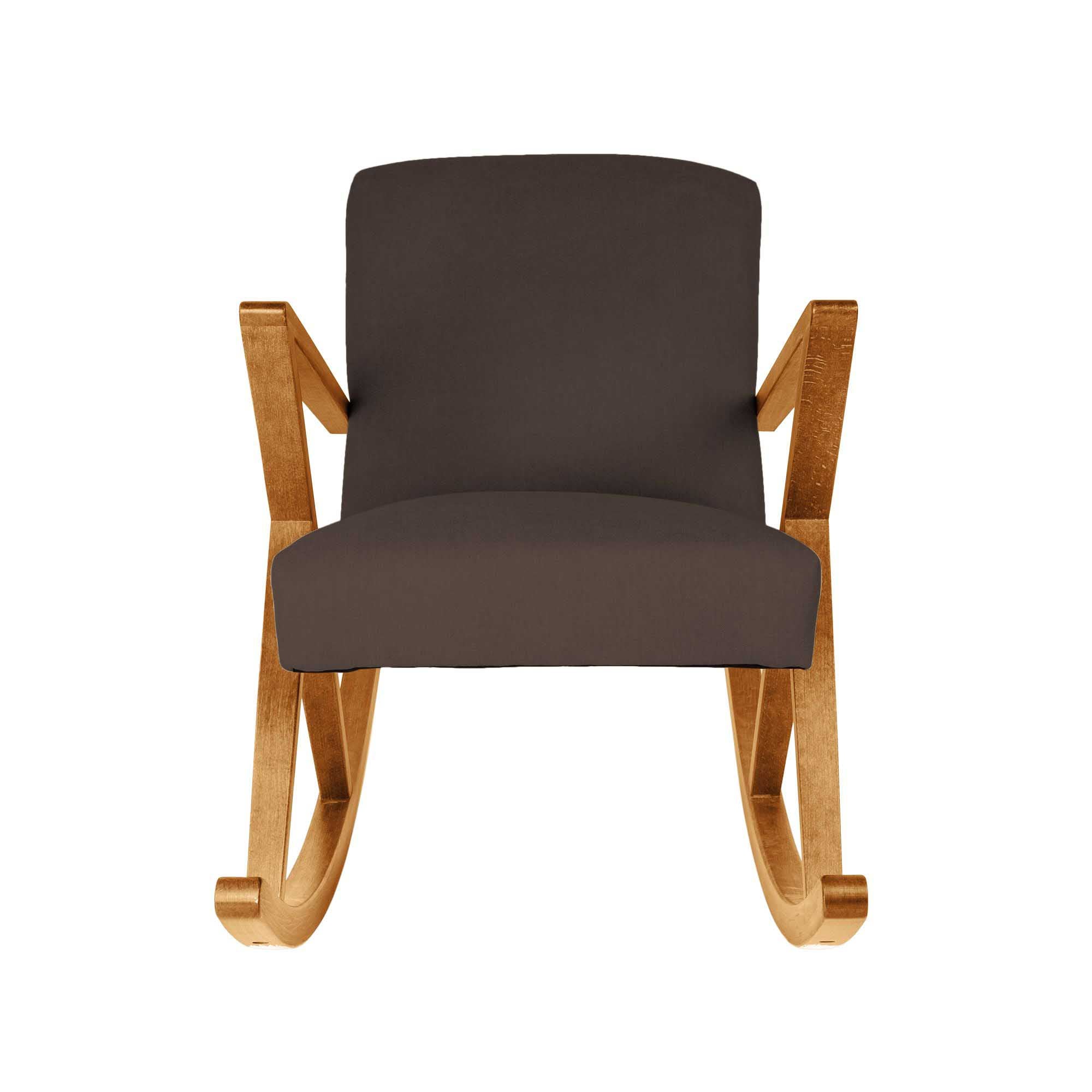 RETROSTAR Rocker brown fabric, front view