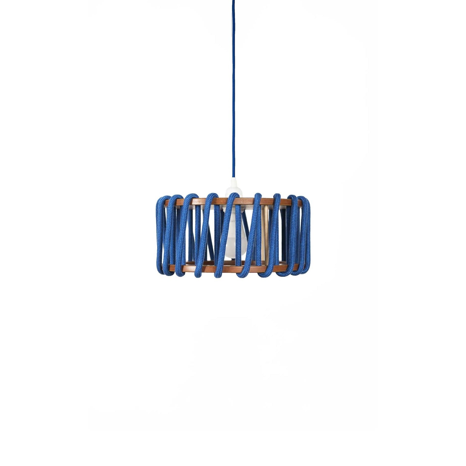 MACARON Pendant Lamp Blue 30 cm front view