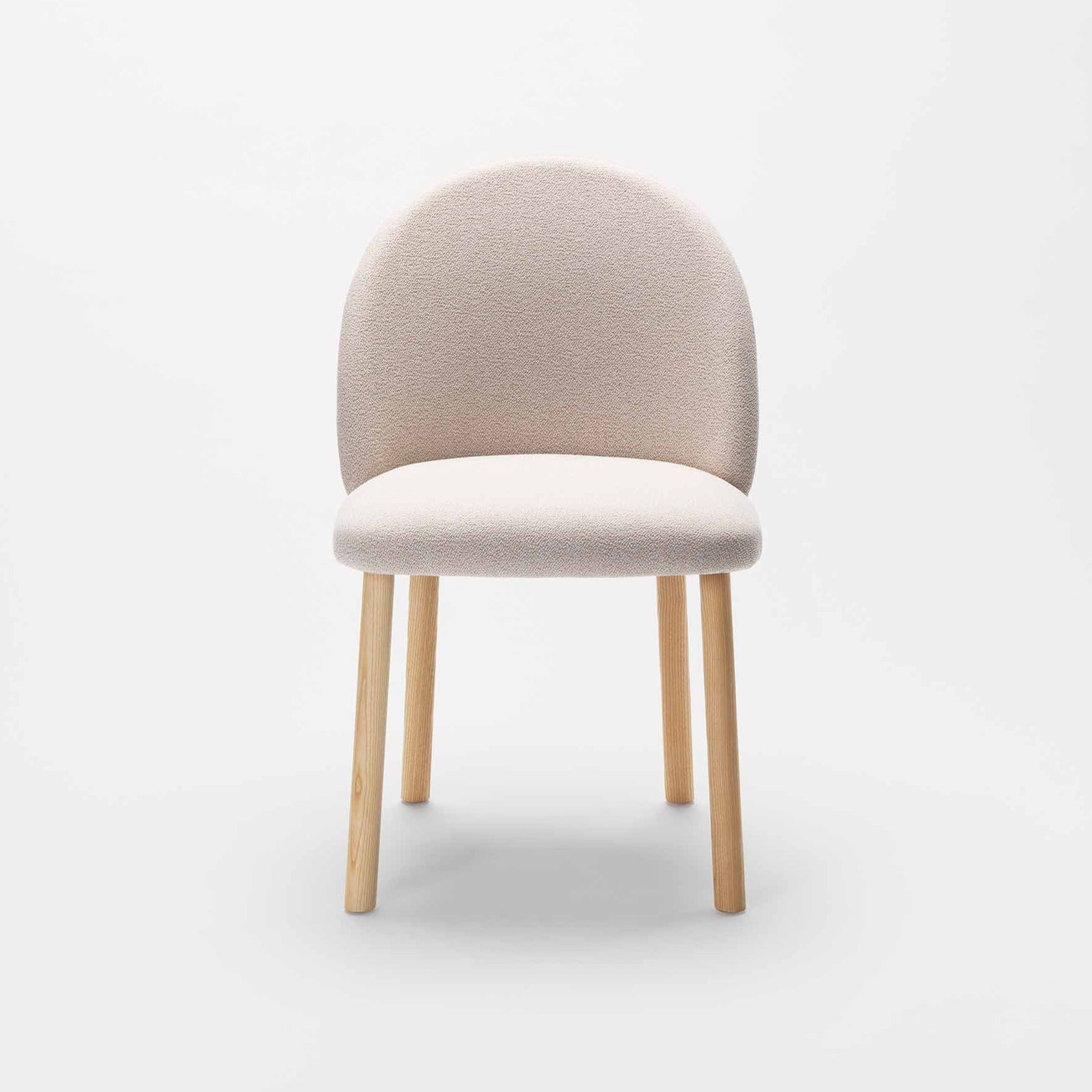 NASU Side Chair Natural-Cream front view