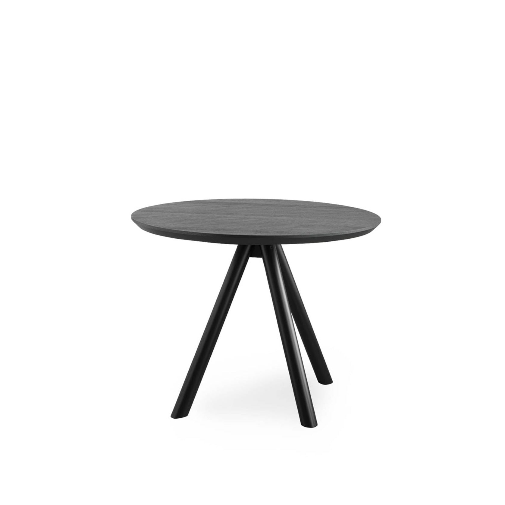 AKY CONTRACT 3 WOOD Table side view beech black