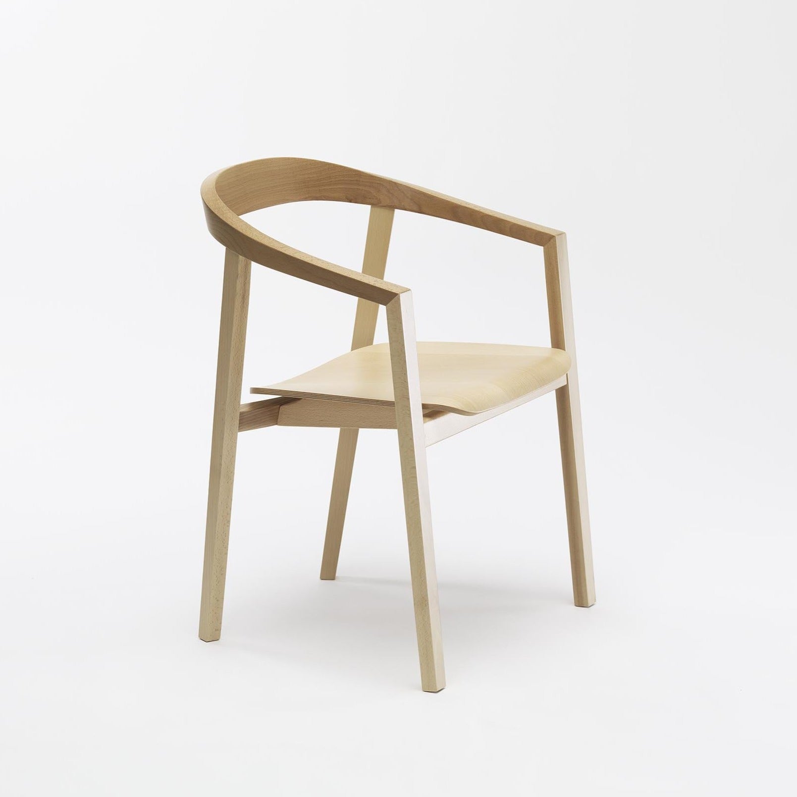 RO Dining Chair Natural side view