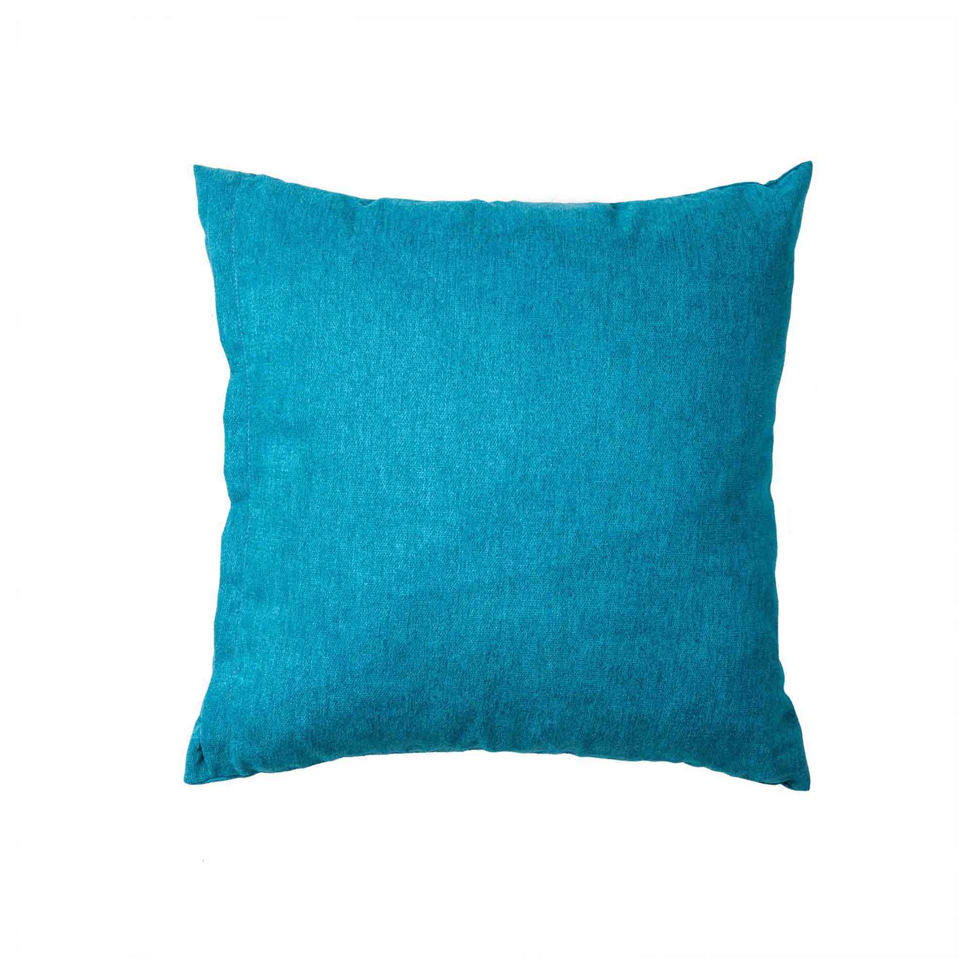 KISSEN Indoor Cushion blue fabric, front view
