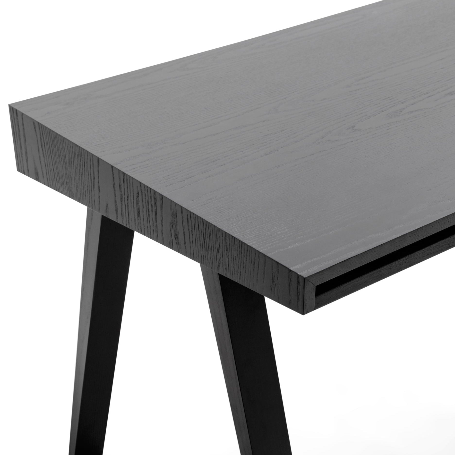 4.9 Desk black ash crop view