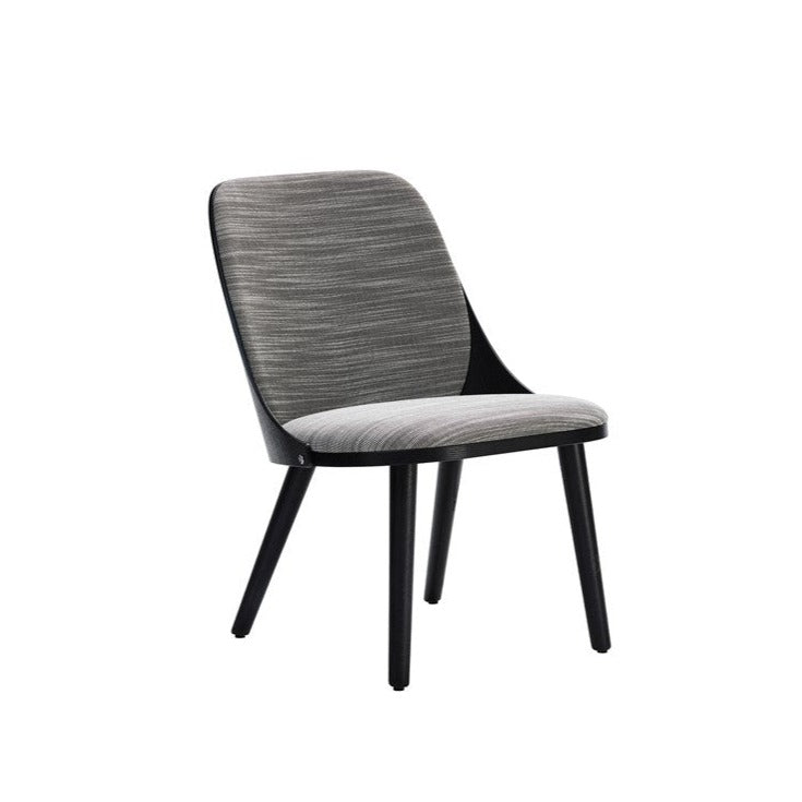 SANDER Chair F11 grey upholstery, black frame