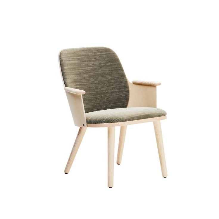 SANDER Chair F21 green upholstery, natural frame