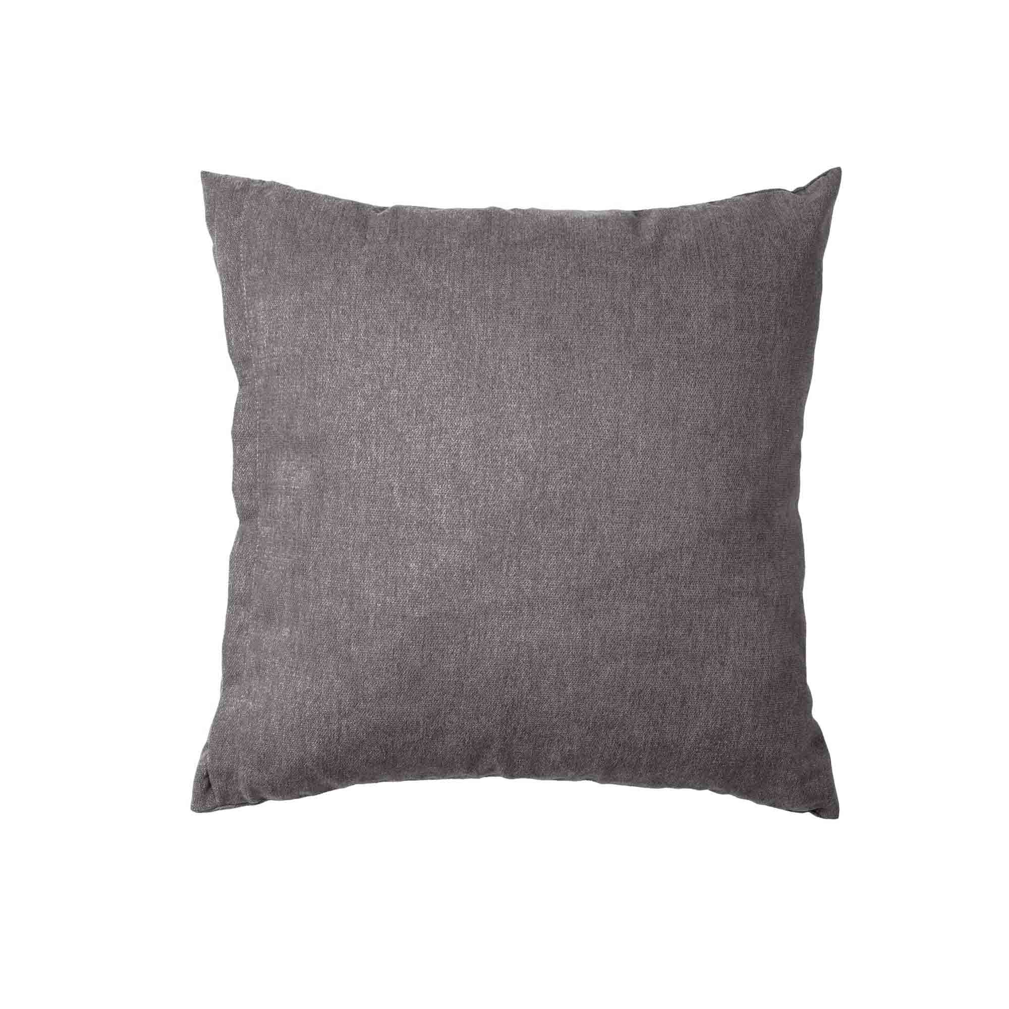 KISSEN Indoor Cushion grey fabric, front view