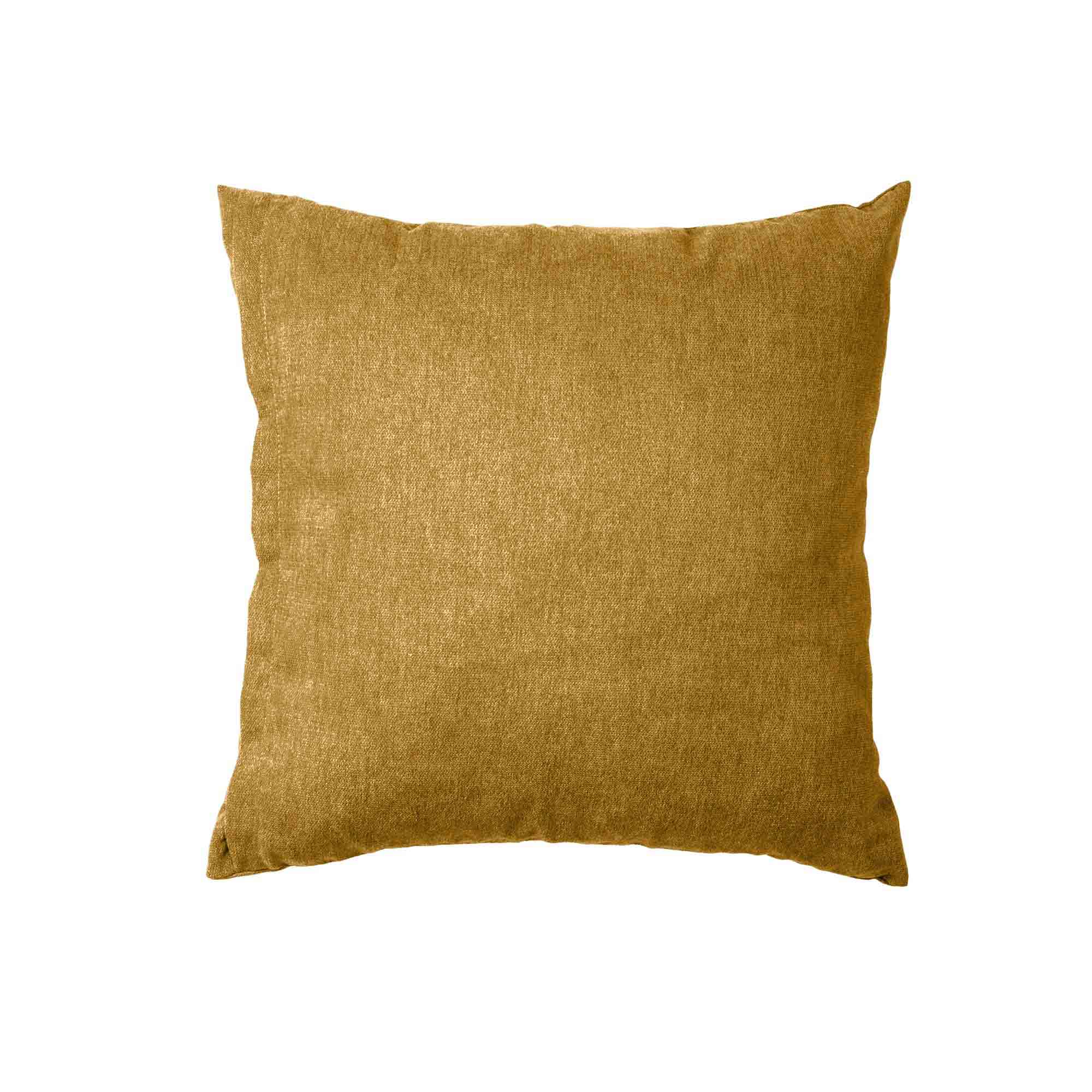 KISSEN Indoor Cushion yellow fabric, front view