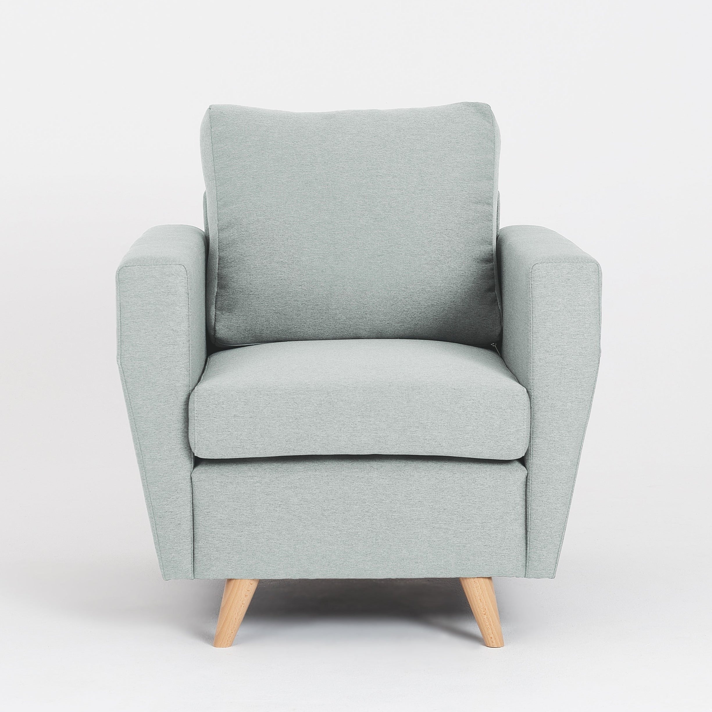 LOVER Armchair grey, front view